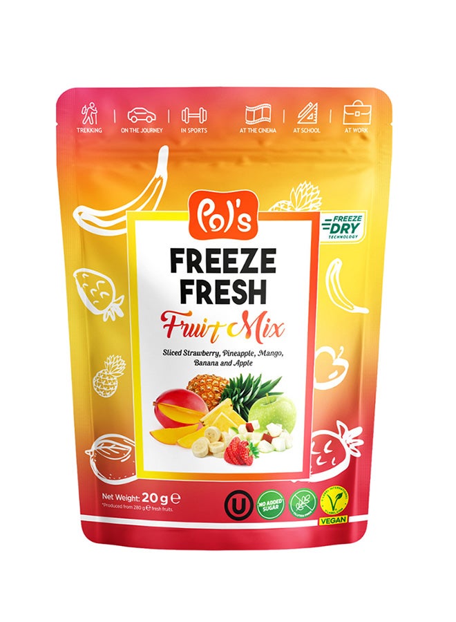 Pol's Freeze Fresh Dried Fruit Mix 20g - Image 1