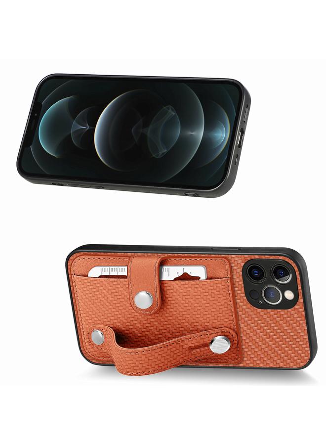 S-TOP Case For iPhone 12 Pro Max Wristband Kickstand Card Wallet Back Cover Phone Case with Tool Knife - Image 2