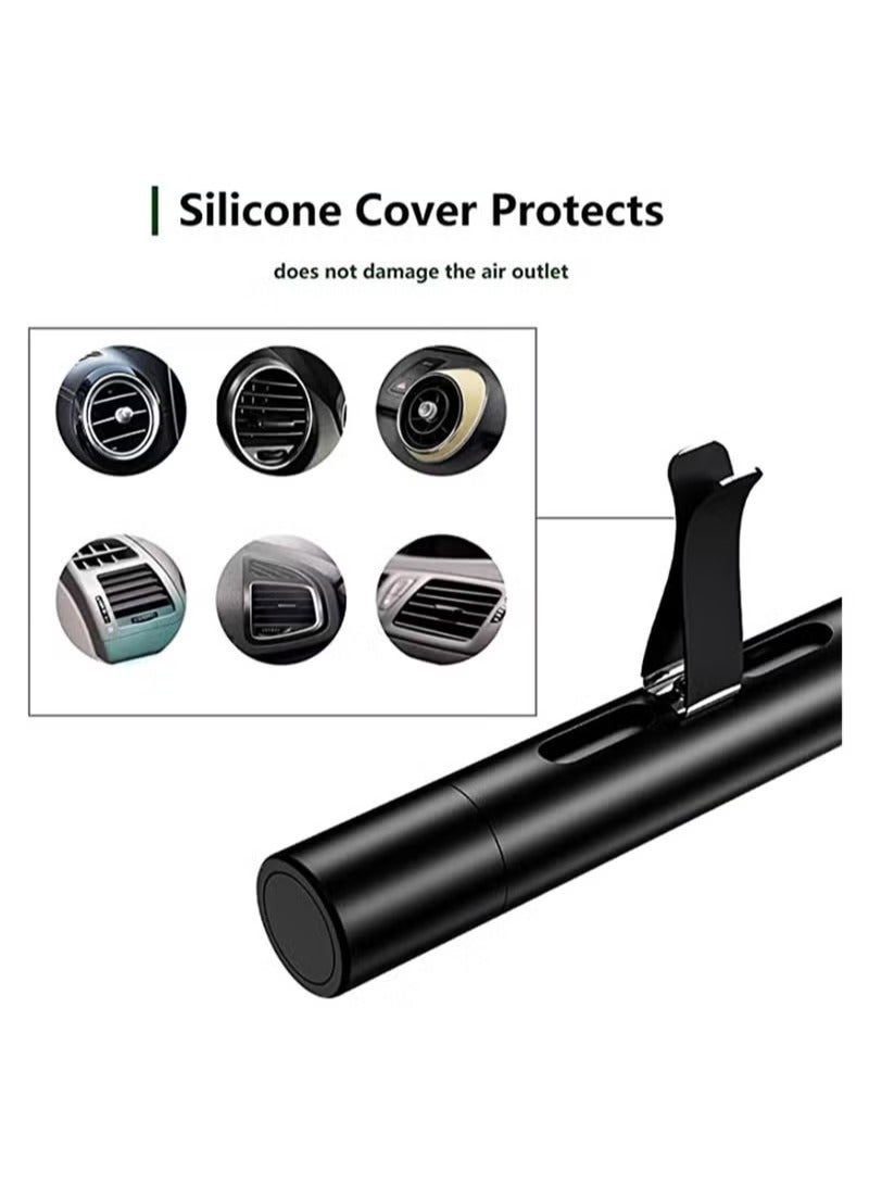 1 PCS Car Air Freshener Vent Clip, 8 Perfume Scents Refill Sticks Car Perfume Clip, Cylindrical Aromatherapy Essential Oil Vent Clip for Car, Office, Bathroom, Pet Houses - Image 5