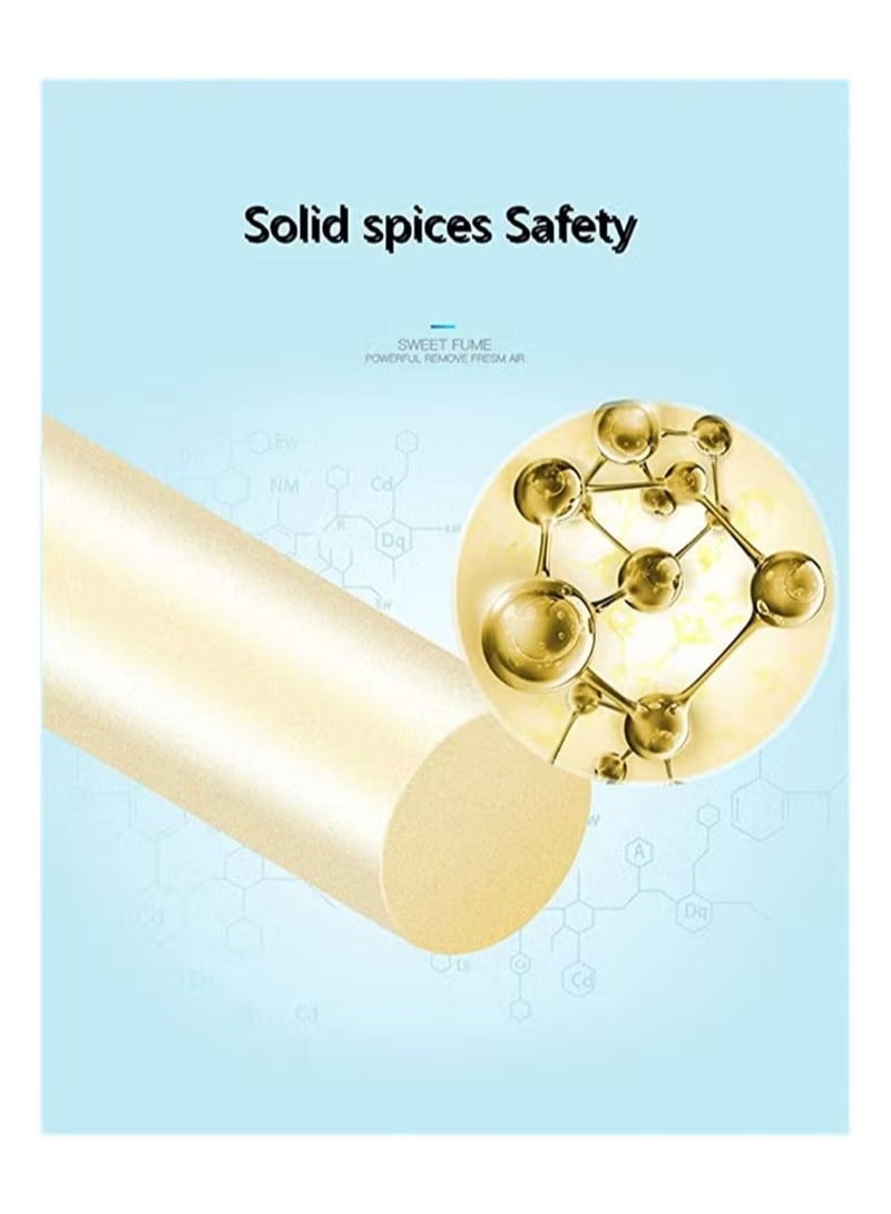 1 PCS Car Air Freshener Vent Clip, 8 Perfume Scents Refill Sticks Car Perfume Clip, Cylindrical Aromatherapy Essential Oil Vent Clip for Car, Office, Bathroom, Pet Houses - Image 2