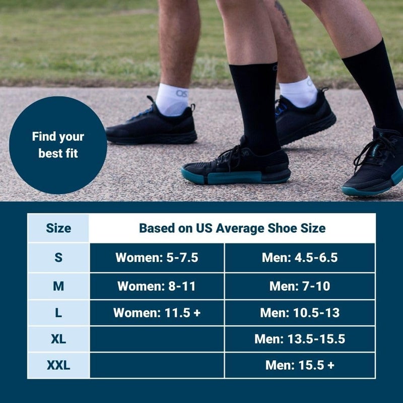 OS1st WP4 Wellness Performance No Show Socks for diabetics sensitive feet circulation and foot pain or numbness - Image 2