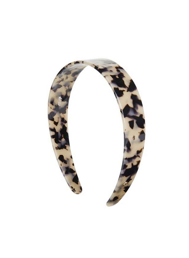 EVITA PERONI Wide Headbands For Women With Teeth Acetate Resin Hair Bands For Women'S Hair No Headache Headband No Slip Hairbands-Amber - Image 1