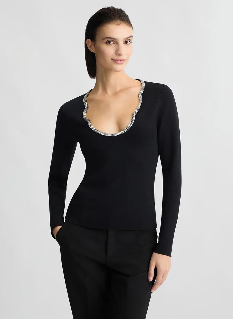 Liu Jo Jumper with gemstones