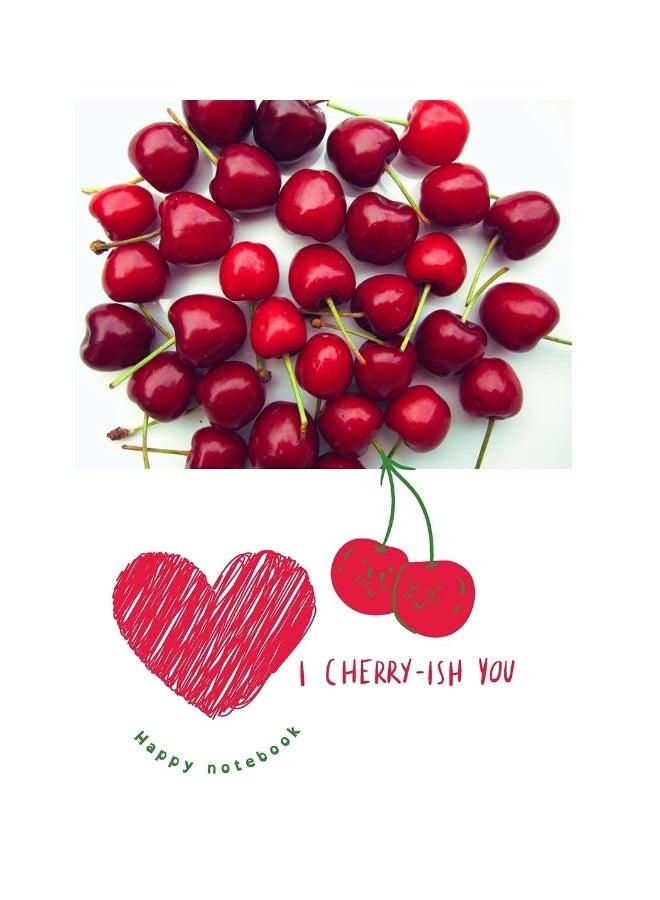 Notebook Cherry on top: Mon cherie, life is better with a cherry on top, you are my favorite one, Happy Notebook / Journal Gift: 120 Pages - 8.5 x 11 inches - Image 2