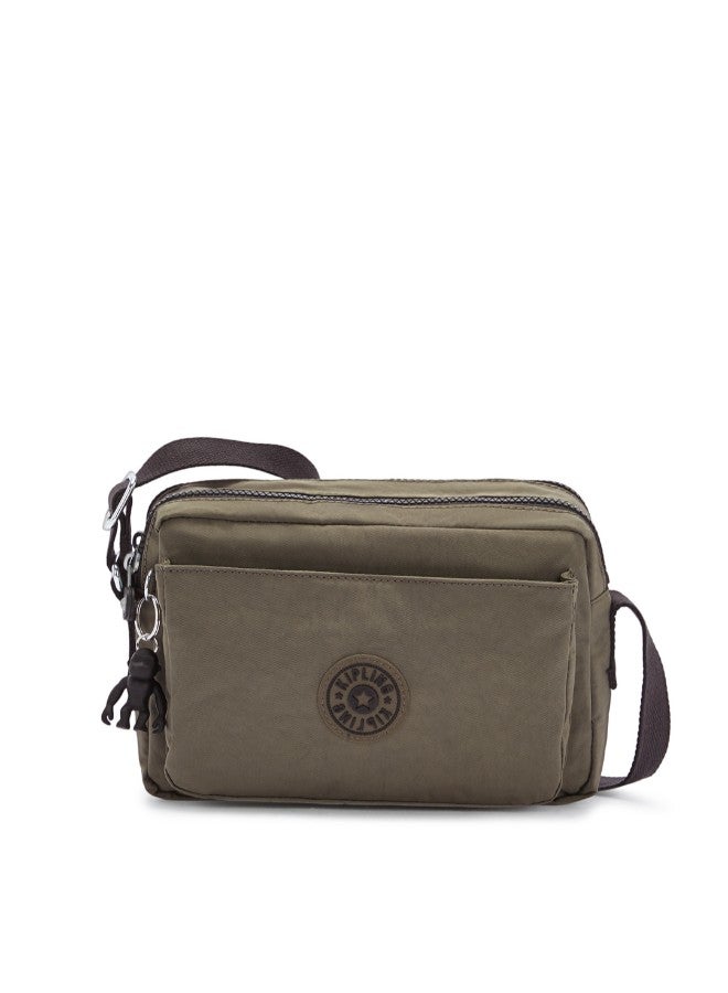 kipling Medium Crossbody Female Green Moss Abanu M - Image 1