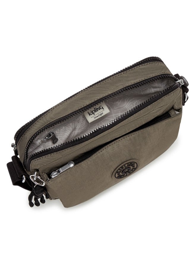 kipling Medium Crossbody Female Green Moss Abanu M - Image 3