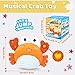 RedCrab Crawling Crab Baby Toy for 1218 Months with 120 Songs Recording FeatureMusical Dancing Walking Bouncing Tummy Time Crab Toy for Infant 618 MonthsSensory Toys for Newborn Gifts - Image 4