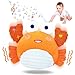 RedCrab Crawling Crab Baby Toy for 1218 Months with 120 Songs Recording FeatureMusical Dancing Walking Bouncing Tummy Time Crab Toy for Infant 618 MonthsSensory Toys for Newborn Gifts - Image 2