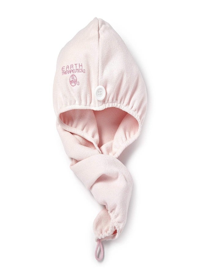 Earth Therapeutics Ultra-Absorbent Quick-Dry Hair Turban (Pink) - Image 1