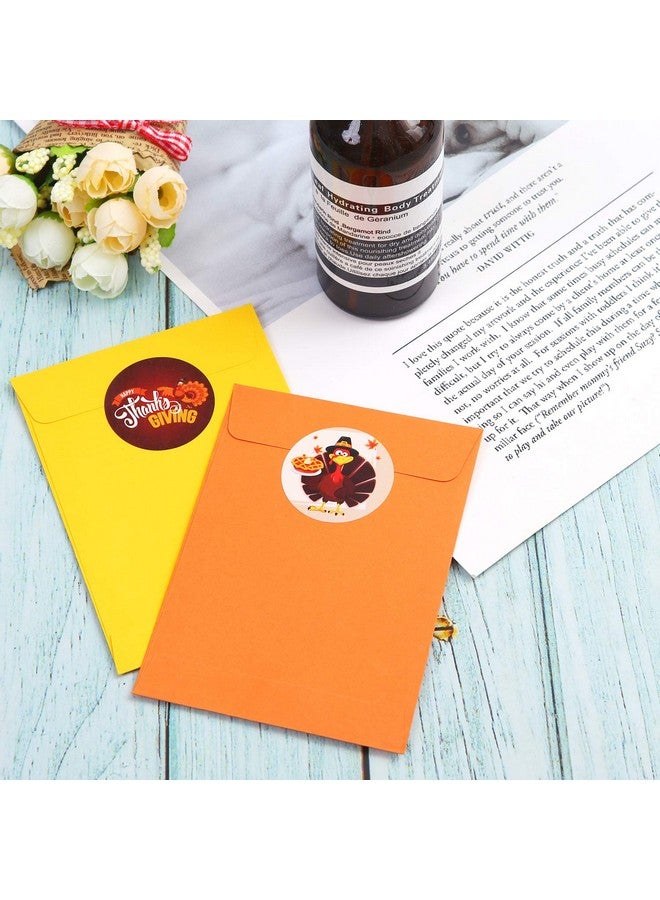 Elcoho 600 Pieces Funny Thanksgiving Stickers Assortment Turkey Design Roll Stickers For Party Favors Supplies - Image 5