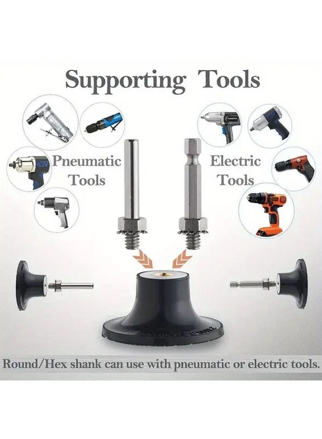 90 Pcs 2 Inch Sanding Disc Pads Set Aluminum Oxide Grit for Drill Grinder Rotary Tools - Image 5