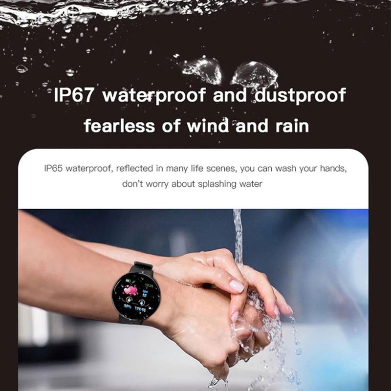 Smartwatch 1.28-Inch Clear Color Screen - Wear-Resistant Tempered Glass Sleep Monitoring Smartwatch for iOS Android Users With Phone Finder Function - Image 4