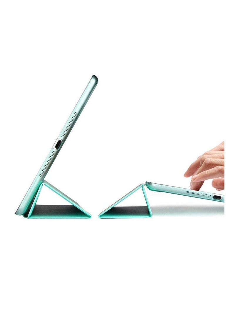 Lightweight Slim Fit Smart Cover Case for iPad 9.7 6th Generation with Translucent Frosted Back in Green - Image 3