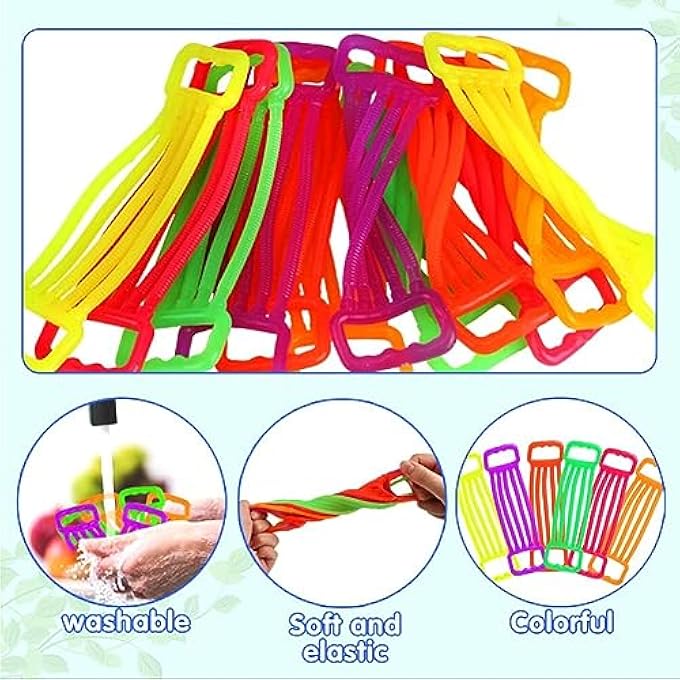 YHRY 12 Pack Stretchy Strings Fidget Toys, Stretchy Fidget Sensory Toys, Stress Relief Anxiety Calming Toys for Autistic Kids Boys Adults Classroom Prize Treasure Box Birthday Christmas Party Favors Gifts - Image 2