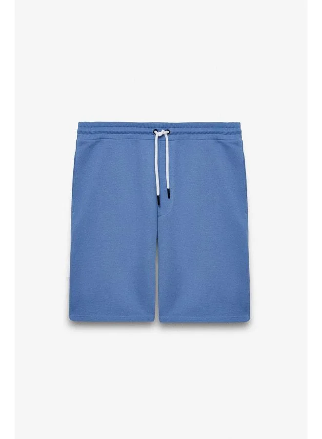 Grimelange UNCERTAIN Men's Comfort Fit Indigo Short & Bermuda.