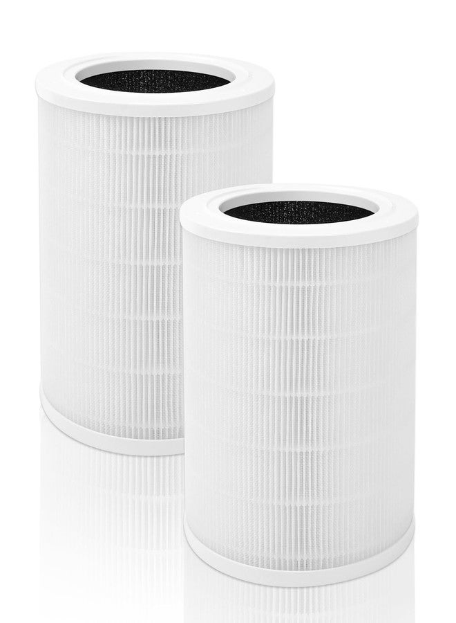 Netezza A2001 Replacement Filter Compatible with A2001 air Purifier, 3-in-1 High efficiency activated carbon Filter,2PACK,White - Image 1