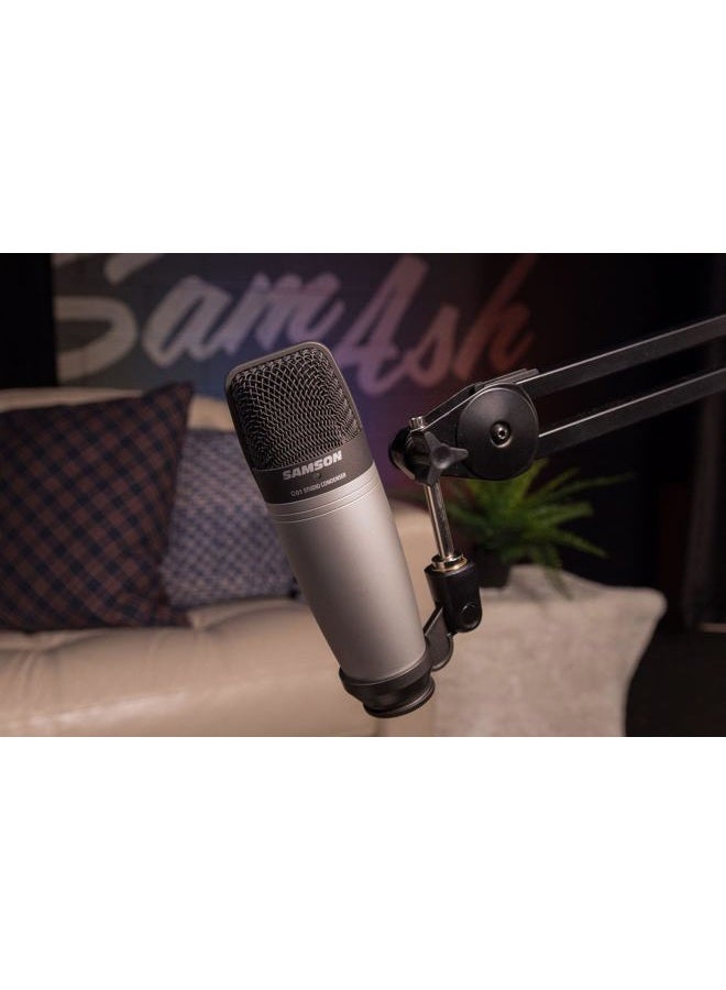 Samson C01 Large-Diaphragm Cardioid Condenser Microphone, Wired - Image 2