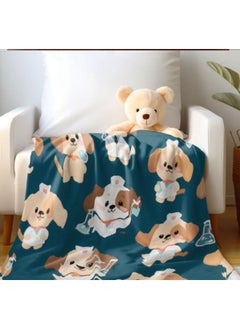 General Baby and children's cartoon flannel thin blanket (warm and comfortable, suitable for sleep, game use) 70cm*100cm - 500  - Image 4