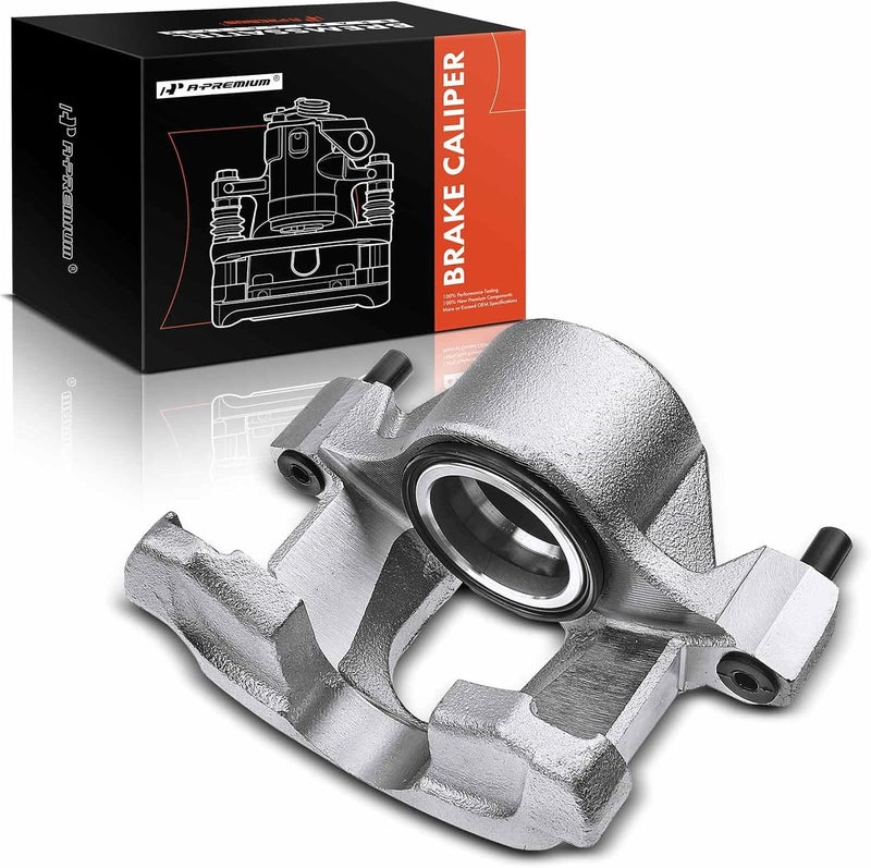 A-Premium Disc Brake Caliper Without Bracket for Ford Mustang, Thunderbird, LTD, Fairmont, Mercury Capri, Cougar, Marquis - Front Left Driver Side - Image 1