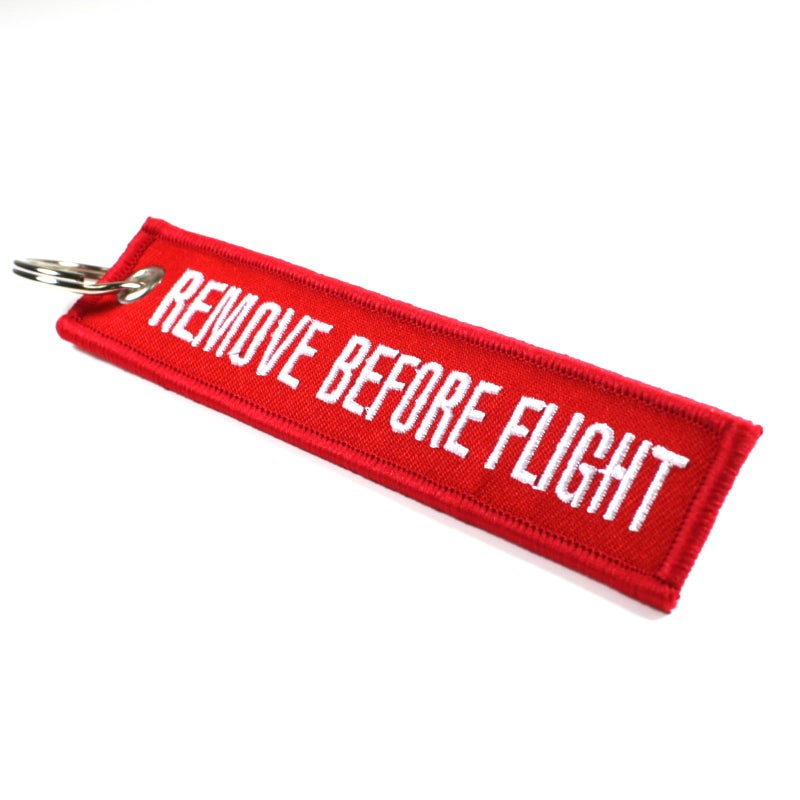 Rotary13B1 PREMIUM QUALITY - REMOVE BEFORE FLIGHT - RED Key Chain - Image 3