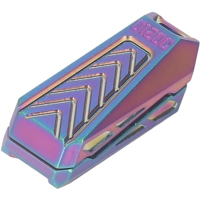 Sorandy Magnetic Haptic Slider, Hand Roller Push Slider Ergonomic Stress Relief Push Slider Adult Stainless Steel Sensory Calming Items for ADHD, Decompression Stress Reduction (Colorful) - Image 1