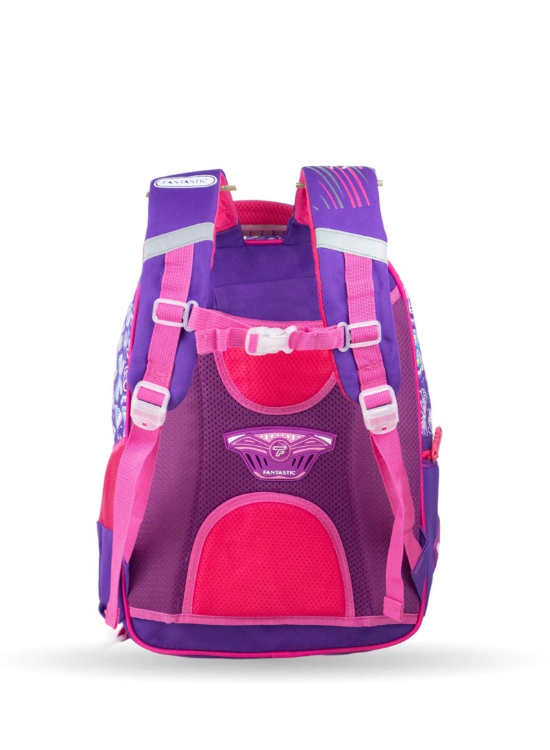 Fantastic QY005 Fantastic School Backpack, 40cm, Multi-pocket, 3D Cartoon Designs, Assorted Set - Image 2