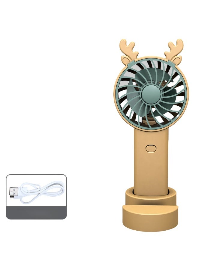 Nariele New USB Deer Phone Stand Handheld Fan