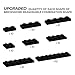 RWDTER 320 Piece Building Plate Bulk 8 Sizes of Mixed Classic Plate Parts Compatible with Lego and Other Brands Suitable for Boys and Girls Aged 6 Black - Image 4