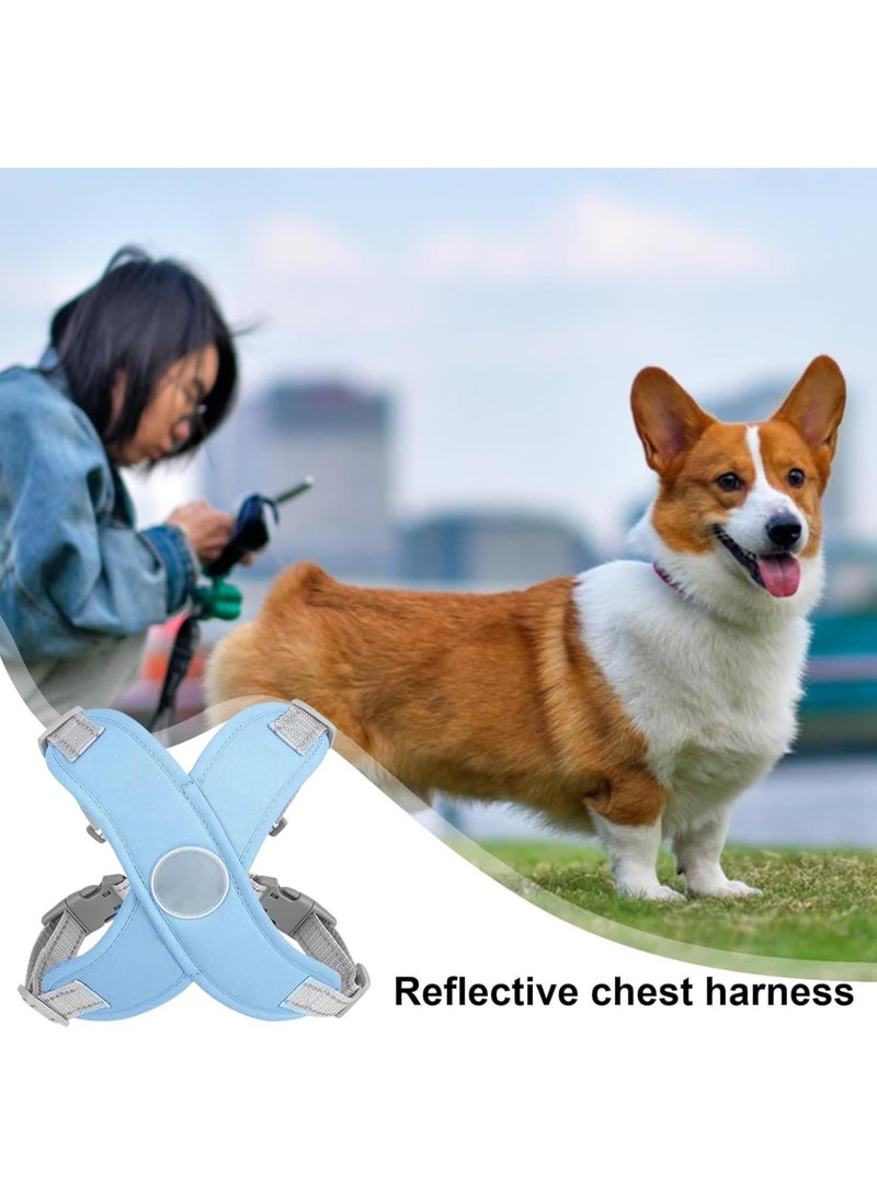 GGOOT Medium Dog Harness - Dog Vest Harness Set Escape-Proof,Breathable Lightweight Pet Products for Dachshund, Bulldog, and Pug - Image 2