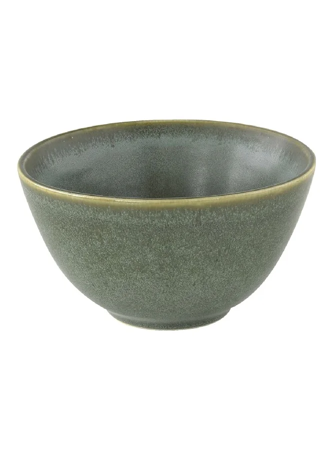 Easy Life Essential Round Shaped Easy Cleaning Stoneware Salad Bowl Green 15 cm R2107ESGR