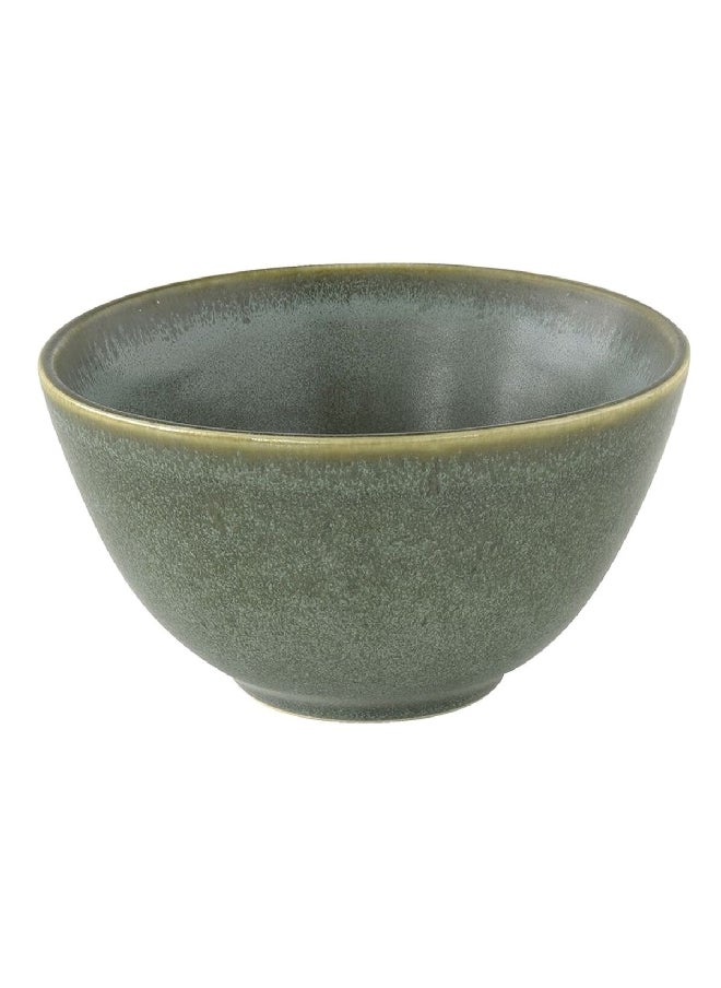 Easy Life Essential Round Shaped Easy Cleaning Stoneware Salad Bowl Green 15 cm R2107ESGR 