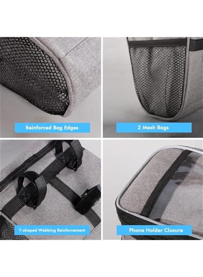 MIXDE Bike Basket, Insulated Thermal Bike Cooler, Water Resistant Bike Handlebar Bag with Bike Phone Mount, Bike Bag for Bike Accessories Kids Girls Boys Men Women Scooter Cruiser - Image 5