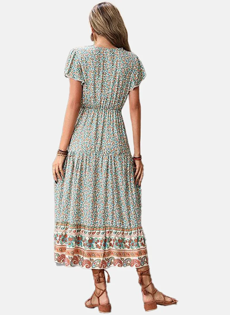يونيكي Women Printed Empire Midi Dress