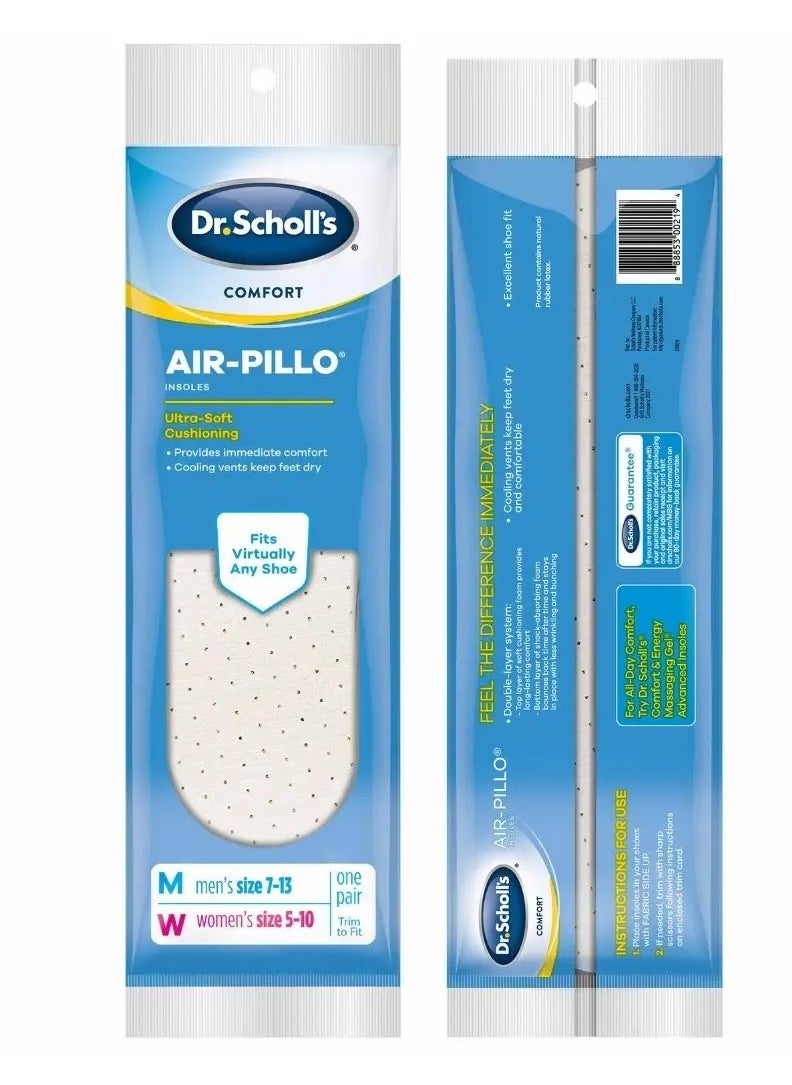 دكتور شولز نعل أحذية Air-Pillo® المريح من Dr. Scholl، توسيد ناعم وراحة طويلة الأمد للرجال والنساء، زوج واحد 