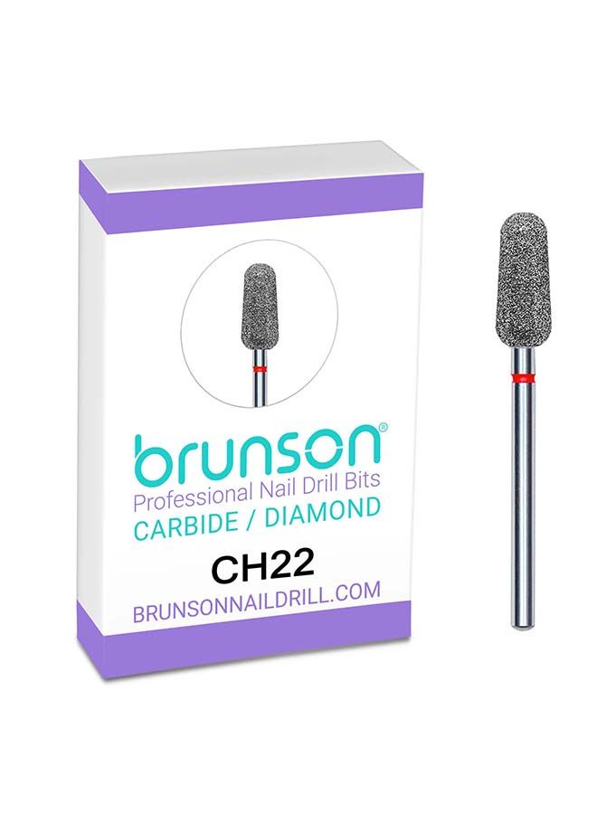 brunson Nail Drill Bits Diamond Cuticle Remover Nail Bits CH22 - Image 1