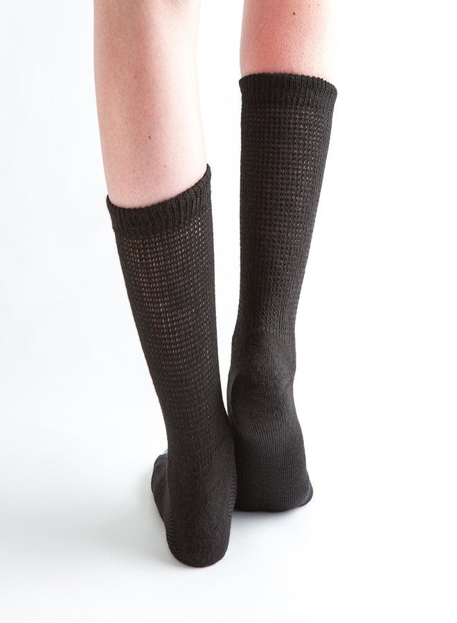 Doc Ortho Ultra Soft Loose Fit Diabetic Socks – Non-Binding Crew Socks for Men & Women, 6 Pairs - Image 4