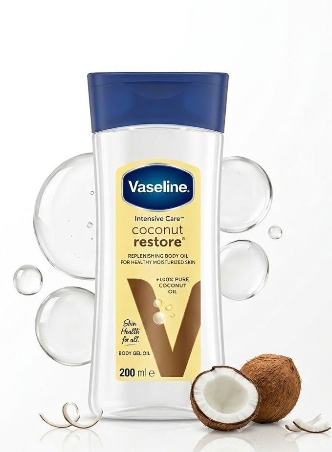 Vaseline Intersef Care Coconut Body Oil - 200ml - Image 1