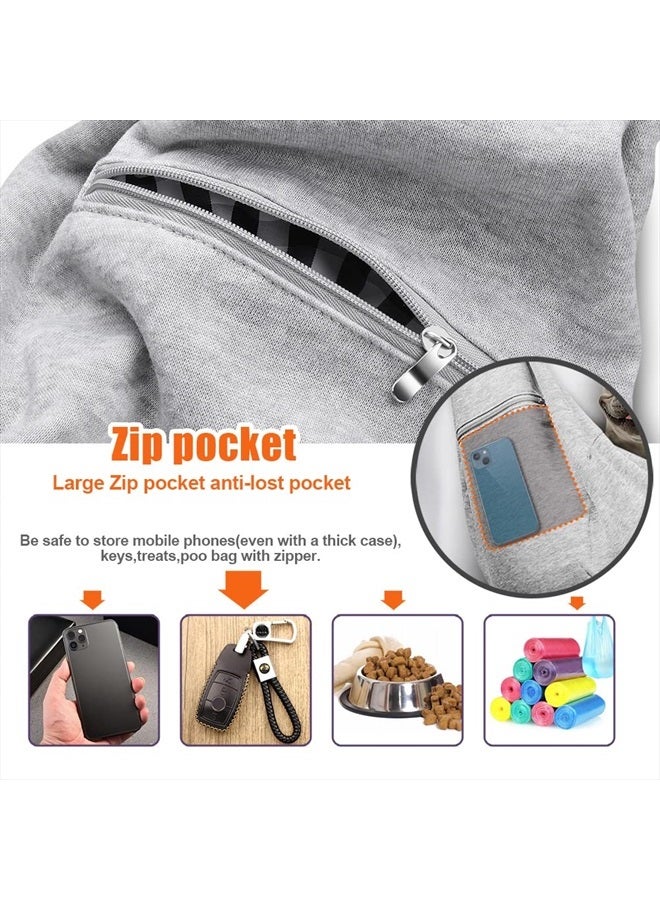 Tomkas Dog Sling Carrier for Small Dogs pet slings with extra pocket storage sling with storage pocket - Image 4