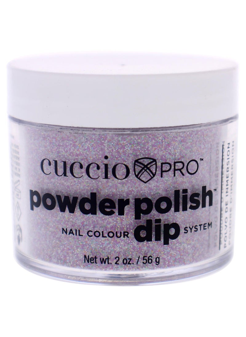 Cuccio Cuccio Colour Powder Nail Polish  Lacquer For Manicures And Pedicures Pigmented Powder That Is Finely Milled Finish With A Flawless Rich Color  Deep Purple Glitter  16 Oz I0097873 