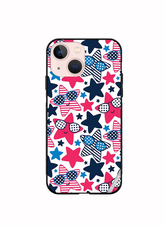 VR CREATIVE Protective Case Cover For Apple iPhone 14 Plus Star Pattern Vector Design Multicolour - Image 1
