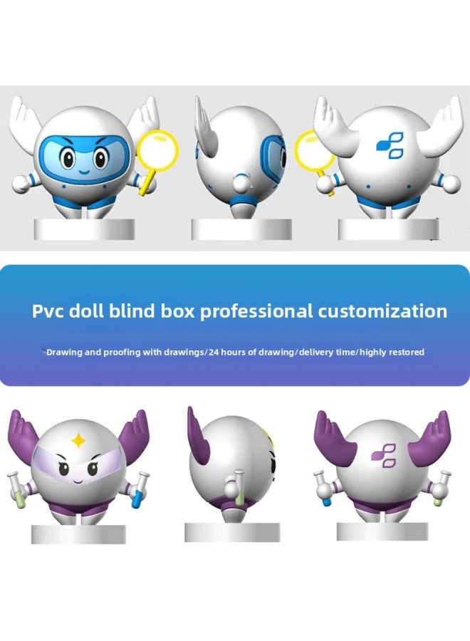Loquat Soft PVC Cartoon U Disk Professional Production Graduation Hand-held Doll U Disk Blind Box Keychain Students Tide Play U Disk-Color:【exclusively For School Ip Image Souvenirs】 - Free Copy Informatio  - Image 2