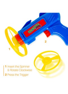 RATNA'S Ratna's Spin Master Duo Combo of Flying Wheels & Spinning Tops, Outdoor & Indoor Play Toy for Kids 5+ Years  - Image 3
