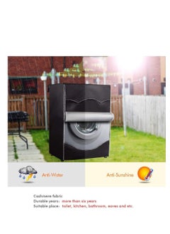 Y&D Washer Cover Dryer Washine Machine Waterproof and Dustproof Thickening Front-Loading Coating Oxford Cloth Full-automatic Roller Washing Sun-resistant Dust  - Image 2