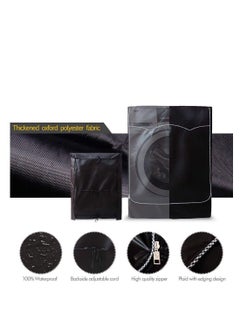 Y&D Washer Cover Dryer Washine Machine Waterproof and Dustproof Thickening Front-Loading Coating Oxford Cloth Full-automatic Roller Washing Sun-resistant Dust  - Image 4