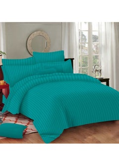 EXPRESS BEDSHEETS King Size Cotton Bedding Set – 3 Pieces (1 Flat Sheet, 2 Pillowcases), Luxurious, Modern & Breathable 100% Cotton Cover Set  - Image 1