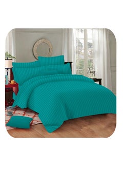 EXPRESS BEDSHEETS King Size Cotton Bedding Set – 3 Pieces (1 Flat Sheet, 2 Pillowcases), Luxurious, Modern & Breathable 100% Cotton Cover Set  - Image 2