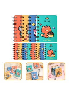 KASTWAVE Mini Pocket Notebooks 12 Pack Mini Fruit Spiral Notepads Set Journal Diary Note Pads for Writing Sketching, Lined Paper  - Image 3