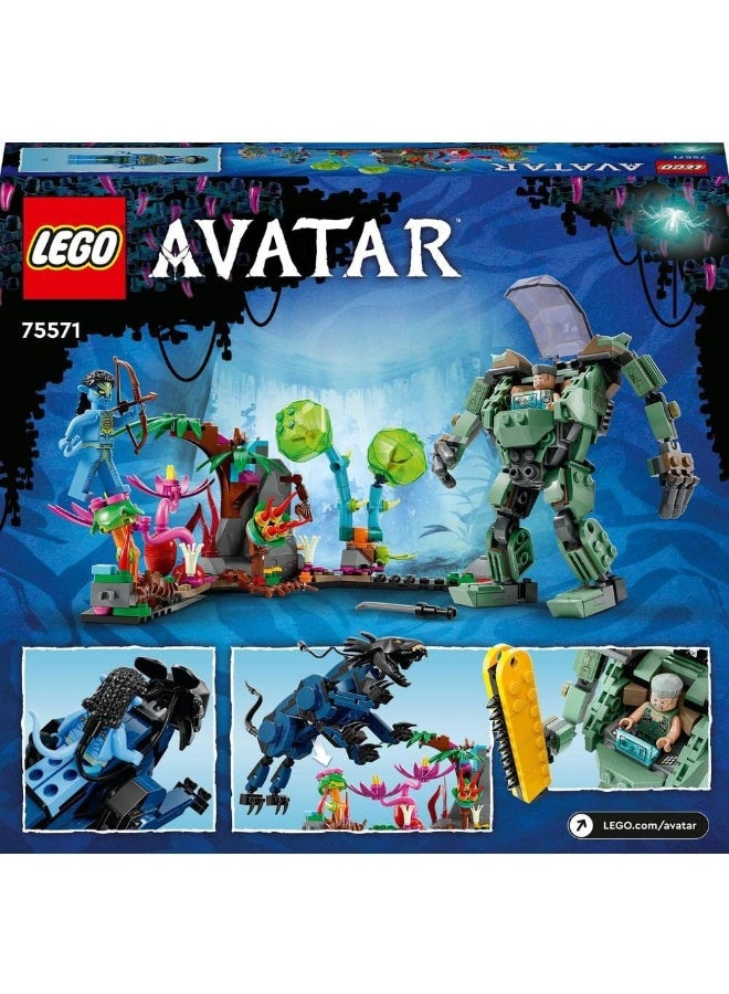 LEGO Avatar Neytiri & Thanator vs. AMP Suit Quaritch 75571 Building Kit (560 Pieces) - Image 2