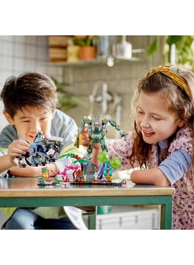 LEGO Avatar Neytiri & Thanator vs. AMP Suit Quaritch 75571 Building Kit (560 Pieces) - Image 3