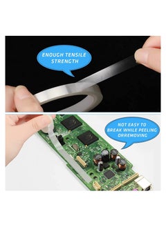 SYOSI Heat Resistant Tape SYOSI 2 Pcs Clear Heat for Sublimation Heat Press Heat Transfer High Resistant Temperature Thermal Tape for Electronics Printing Circuit Board Heat Transfer Vinyl 20 mm 30m  - Image 5